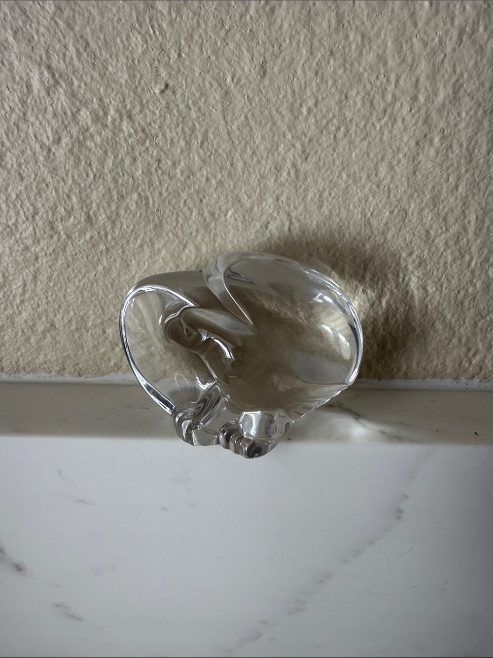 Vintage Steuben Crystal  Eagle Small Signed - Picture 3 of 6